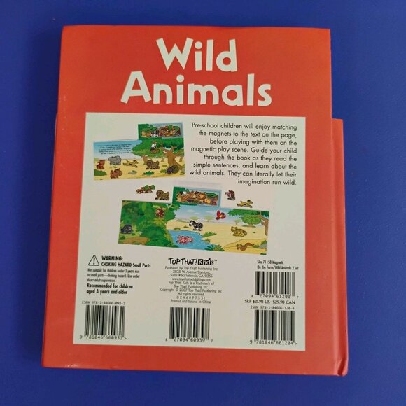 Wild Animals Magnetic Story and Play Scene - Picture 3 of 7